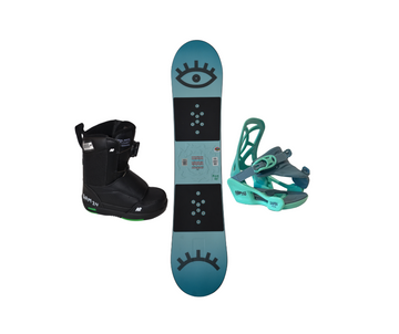 YOUTH - PERFORMANCE RENTAL SNOWBOARD - FULL SET