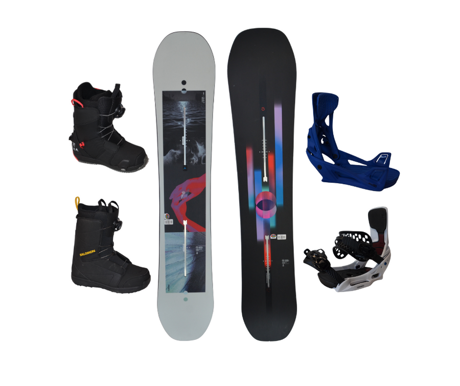 YOUTH - EXECUTIVE RENTAL SNOWBOARD - FULL SET