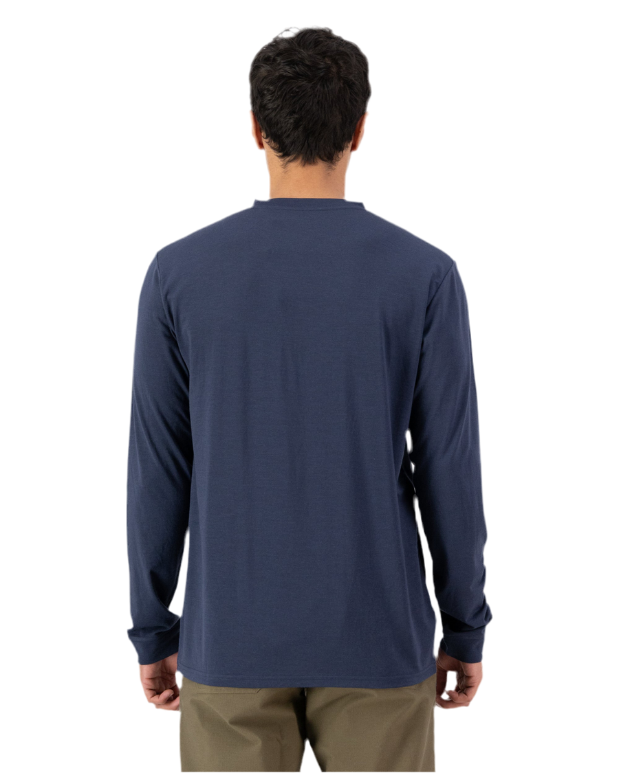 MONS ROYALE - MENS - Icon Merino Classic Long Sleeve-Dew