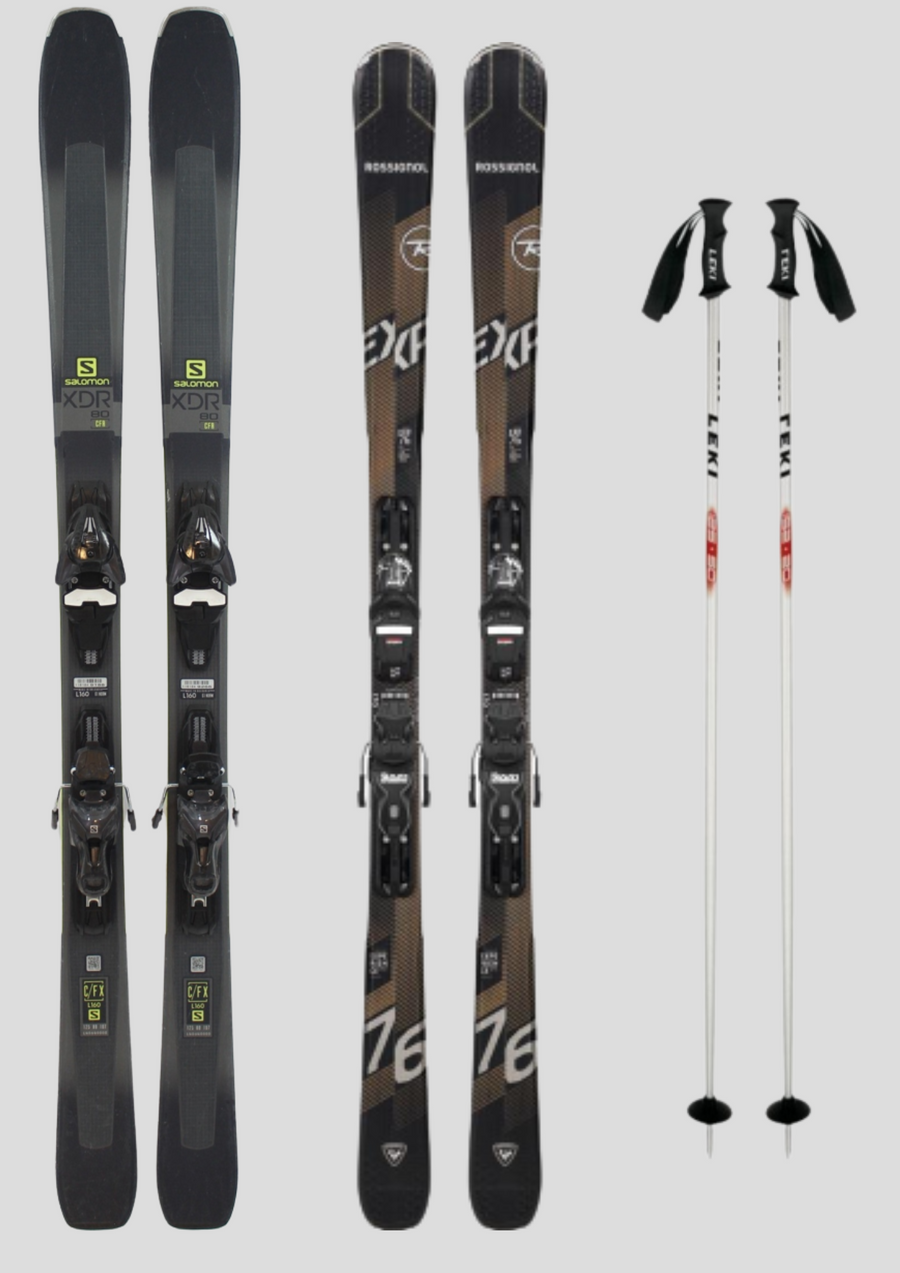 PERFORMANCE RENTAL SKI - ADULT PART SET