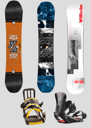 PERFORMANCE RENTAL SNOWBOARD - YOUTH PART SET