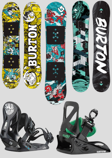 PERFORMANCE RENTAL SNOWBOARD - CHILD PART SET